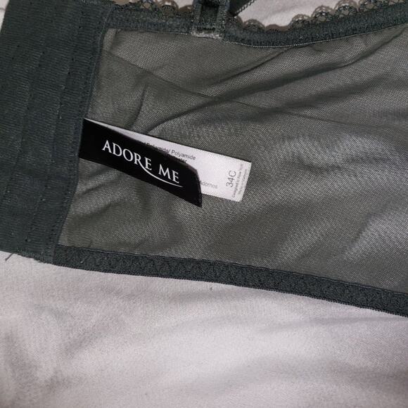 AdoreMe Lisette contour demi cup longline bra 34C - Picture 3 of 4